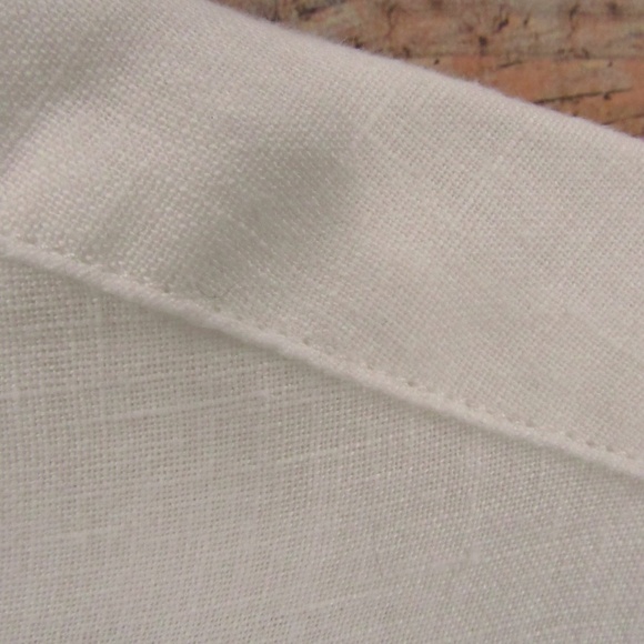 GAP White Linen Button Down Men’s Shirt M - Picture 13 of 16